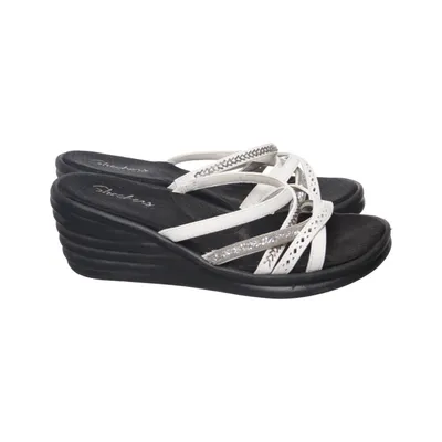 Chaussure compensées (Noir, Blanc) de Skechers