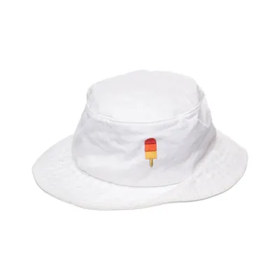Bucket hat (White) from Yupoong Cotton, Elastane