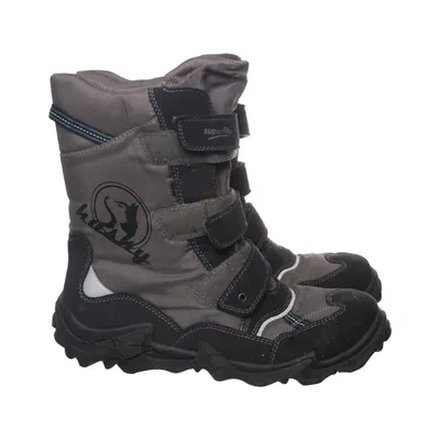 Bottes de randonnée (Gris, Noir) de Husky Cuir