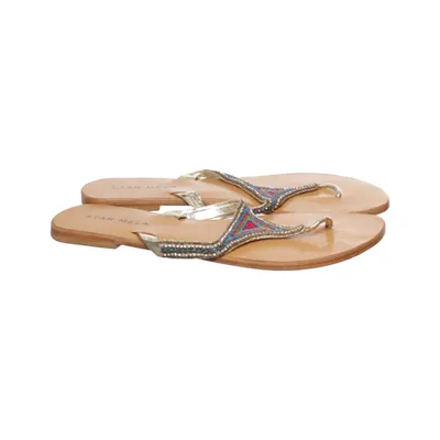 Sandales (Marron, Multicolore) de Star Mela Cuir