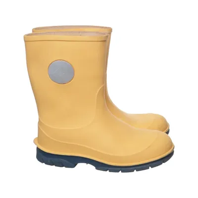 Low rubber boots (Yellow) from Tchibo Leather