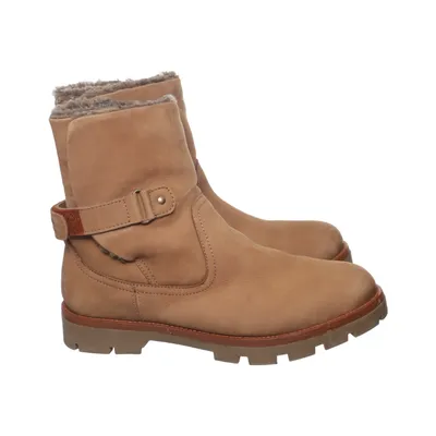 Curling Stiefel (Braun) von Crickit Leder