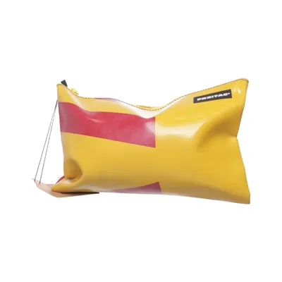 Toilet bag (Yellow, Pink) from Freitag