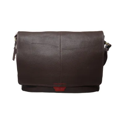Umhängetasche (Braun) von Konichi Tokyo Leder