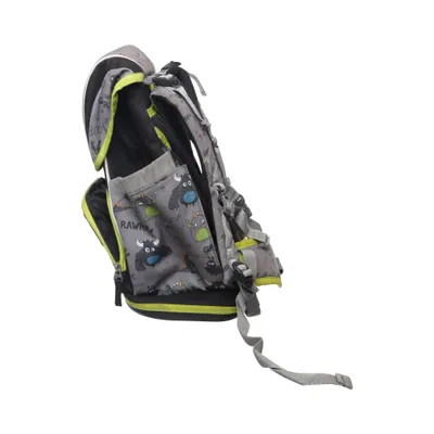 Rucksack (Grau, Schwarz, Grün) von Babauba
