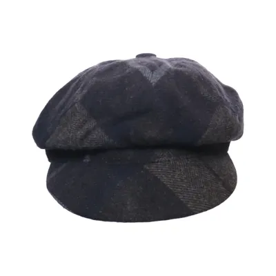 Flat cap (Gray, Multicolored) from Mcburn Polyester, Wool