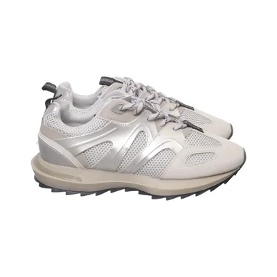 Trainers (Gray, White) from Corina Leather