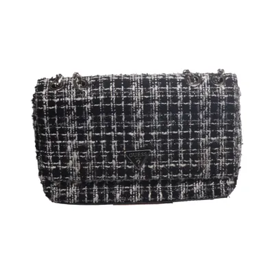 Axelremsväska (Svart, Vit) från Guess Polyester, Polyuretan