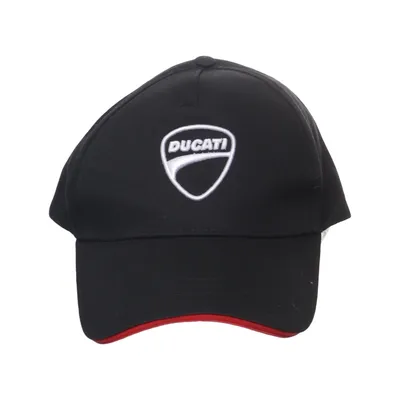 Baseball cap (Black) from Ducati Cotton