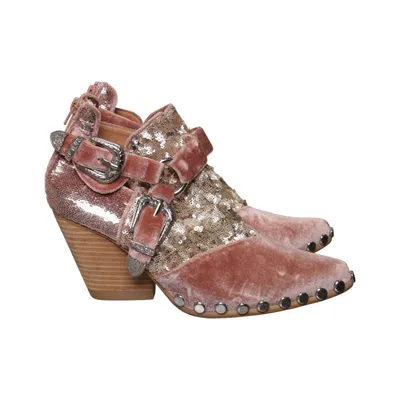 Laarzen met hak (Roze, Goud, Meerkleurig) van Jeffrey Campbell