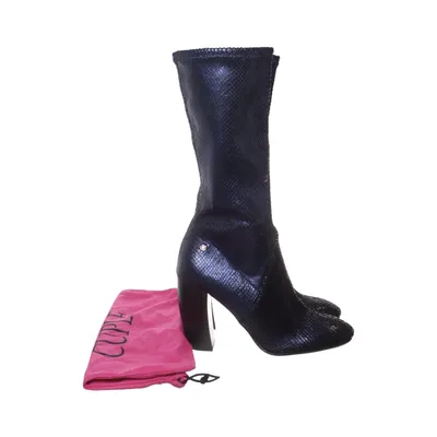 Bottes à talons (Bleu) de Cuplé