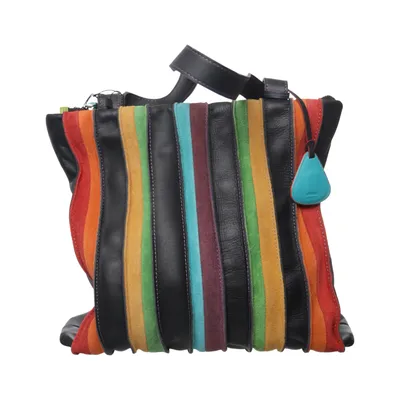 Sac à bandoulière (Noir, Multicolore) de MyWalit Cuir