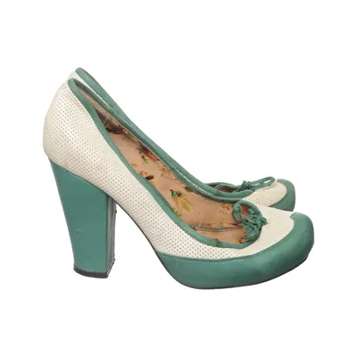 Pumps (Beige, Green) from Jeffrey Campbell Leather