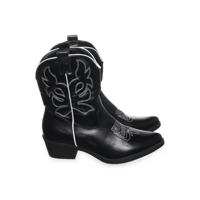 Cowboylaarzen (Zwart)