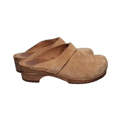 Clogs (Beige) from Sanita Leather