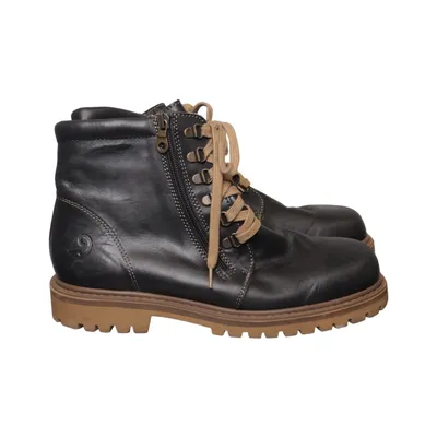 Bottes à lacets (Noir, Beige) de Deerberg