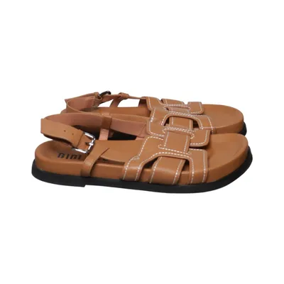 Sandals (Brown) from Bibi Lou Leather
