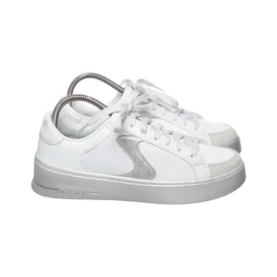 Sneakers (Hvid, Sølv) fra Skechers Polyurethan