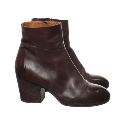 Heeled boots (Brown) from Pantanetti Leather