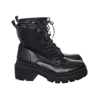 Laced boots (Black) from Dockers by Gerli