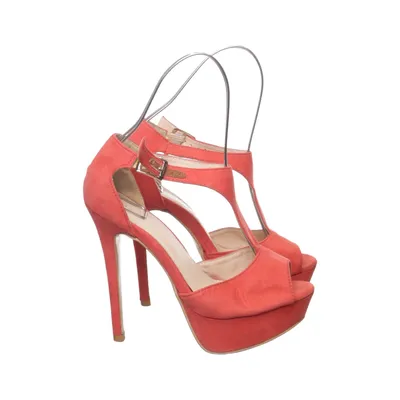 High heel sandals (Red) from Beauty Girls