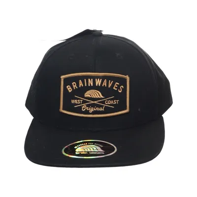 Baseball cap (Black) from Brain Waves Cotton