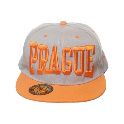 Casquette de baseball (Gris, Orange) de Prague
