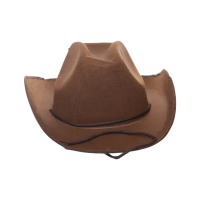 Cowboyhatt (Brun) från Boland Polyester