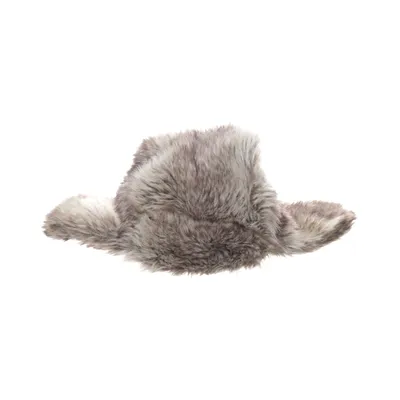 Trapper hat (Gray, Brown) from Seeberger Acrylic, Polyester