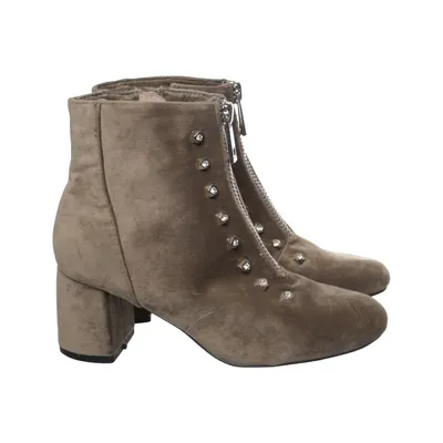 Heeled boots (Green) from Vanessa Wu Leather