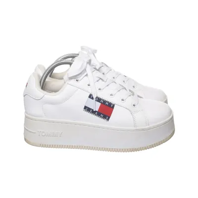 Sneakers (Flatform Flag Branding Sneaker) från Tommy Hilfiger Jeans Skinn