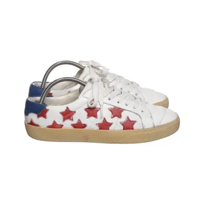 Sneakers (Vit, Röd, Blå) från Saint Laurent