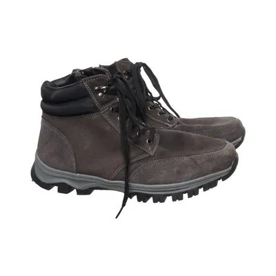 Laced boots (Gray) from Atlas for Men Leather