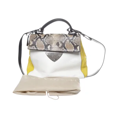 Shoulder-bag (Black, White, Yellow) from Coccinelle