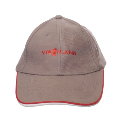 Baseball cap (Gray, Red) from Atlantis Cotton
