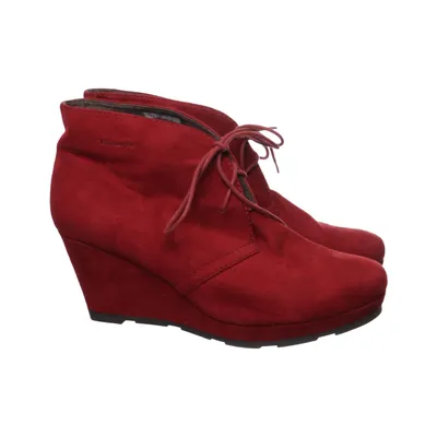 Wedges (Red) from Tamaris Trend Leather