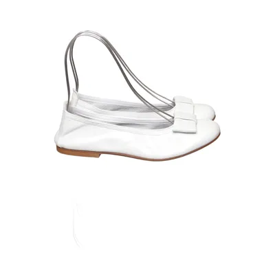 Ballerines (Blanc) de Clic Cuir