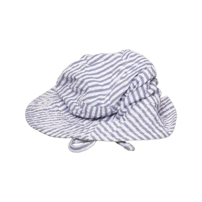 Bucket hat (Blauw, Wit) van Hema Katoen