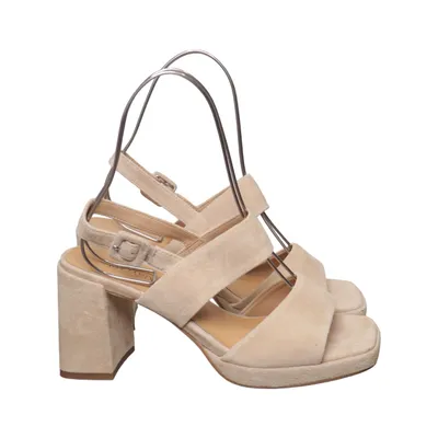 Sandales à talons hauts (Beige) de Regarde Le Ciel Cuir
