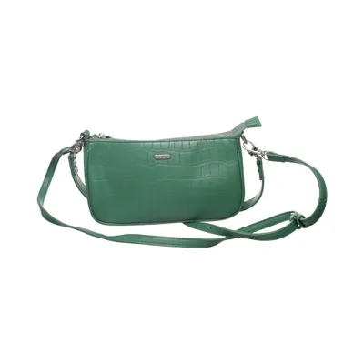 Shoulder-bag (Green) from David Jones Polyester