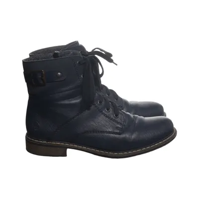 Laced boots (Blue) from Rieker