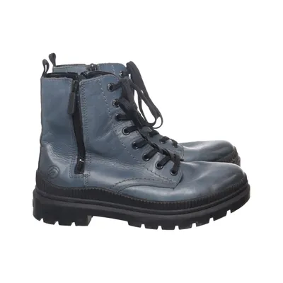Laced boots (Blue, Black) from Remonte Leather