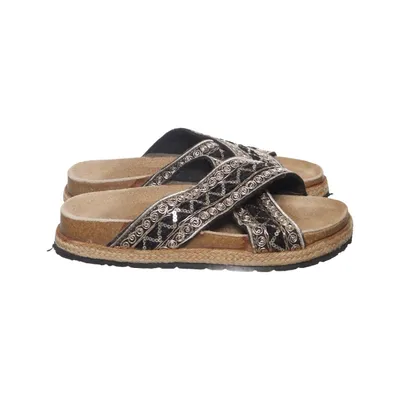 Pantoletten (Schwarz, Gold) von Natural Walk