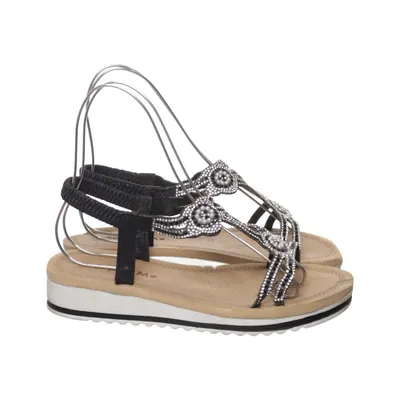 Sandals (Black, Beige) from Super Me
