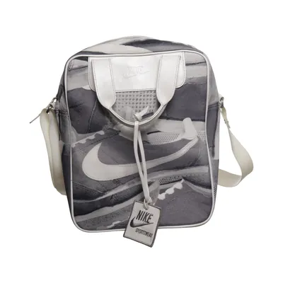 Skuldertaske (Grå, Hvid) fra Nike Sportswear Læder, Polyamid, Polyester