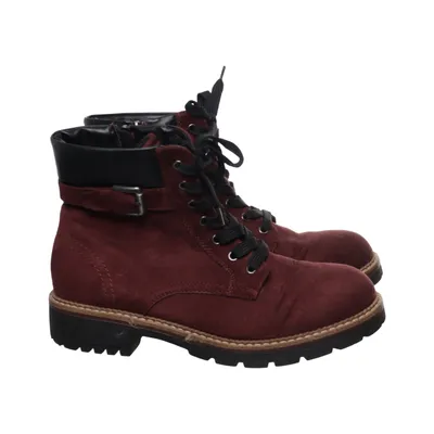 Bottes à lacets (Rouge) de Landrover Cuir