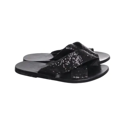 Slip-ins (Zwart) van Ancient Greek Sandals Leer