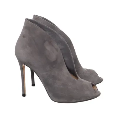 Heeled boots (Gray) from Gianvito Rossi Leather