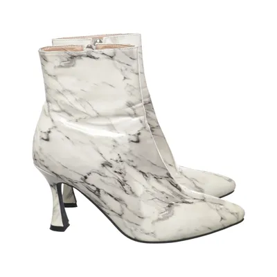 Heeled boots (White, Black, Multicolored) from Bebo