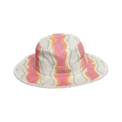 Buckethatt (Beige, Rosa, Grön) från Jacquemus Bomull